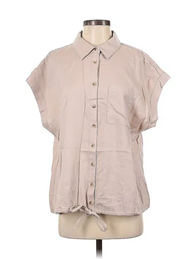 Pre-owned Torrid Short Sleeve Blouse In Brown