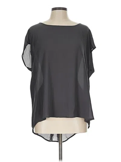 Pre-owned Torrid Short Sleeve Blouse In Gray