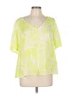 Torrid Short Sleeve Blouse In Green