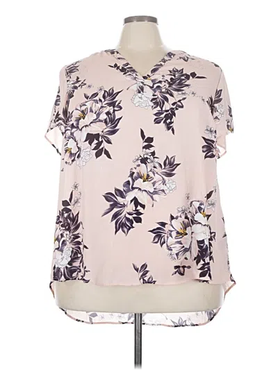Pre-owned Torrid Short Sleeve Blouse In Ivory