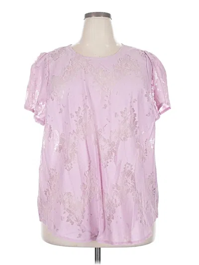 Torrid Short Sleeve Blouse In Multi