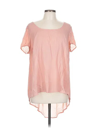 Pre-owned Torrid Short Sleeve Blouse In Orange