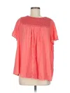 Torrid Short Sleeve Blouse In Pink