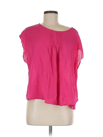 Torrid Short Sleeve Blouse In Pink