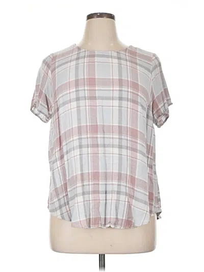Pre-owned Torrid Short Sleeve Blouse In Pink