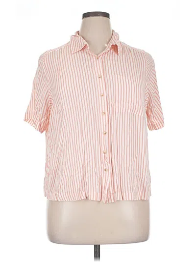 Pre-owned Torrid Short Sleeve Polo Shirt In Orange
