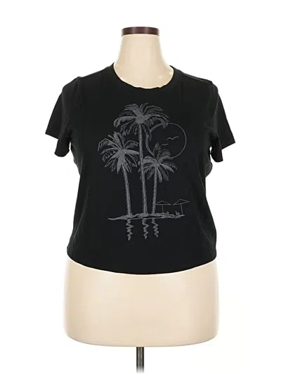 Pre-owned Torrid Short Sleeve T-shirt In Black