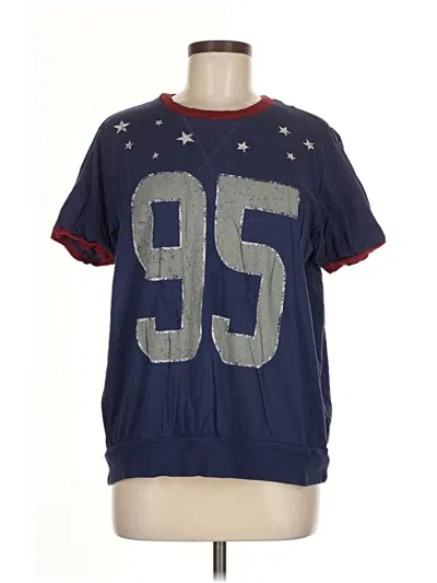 Pre-owned Torrid Short Sleeve T-shirt In Blue