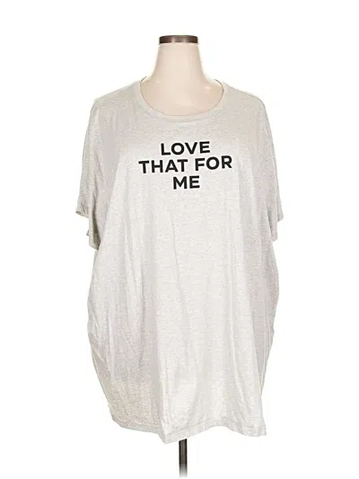Pre-owned Torrid Short Sleeve T-shirt In Silver