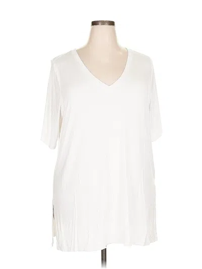 Pre-owned Torrid Short Sleeve T-shirt In White
