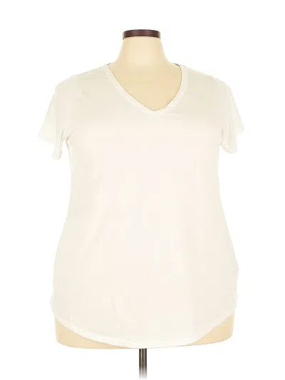 Pre-owned Torrid Short Sleeve T-shirt In White