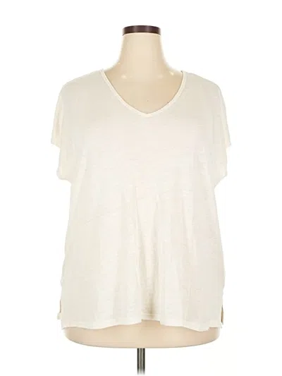 Pre-owned Torrid Short Sleeve T-shirt In White