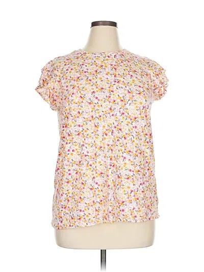 Pre-owned Torrid Short Sleeve T-shirt In White