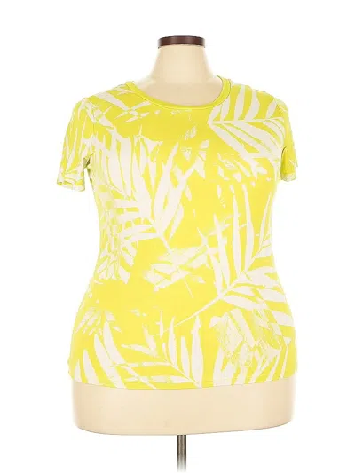 Pre-owned Torrid Short Sleeve T-shirt In Yellow