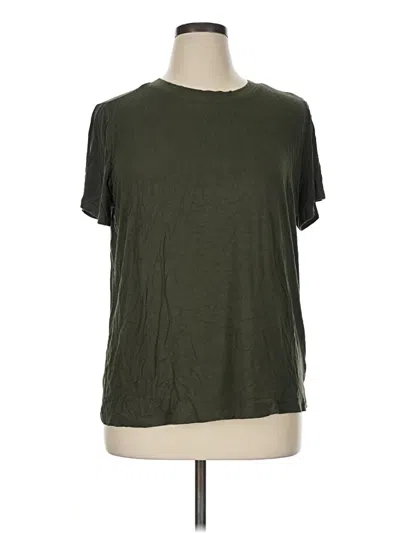 Pre-owned Torrid Short Sleeve Top Green Crew Neck Tops