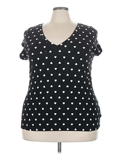 Pre-owned Torrid Short Sleeve T-shirt In Black