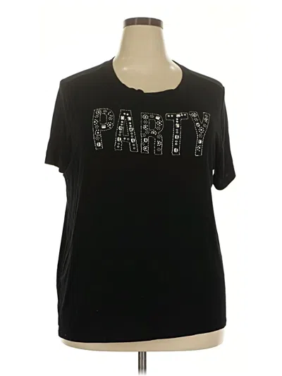Pre-owned Torrid Short Sleeve T-shirt In Black