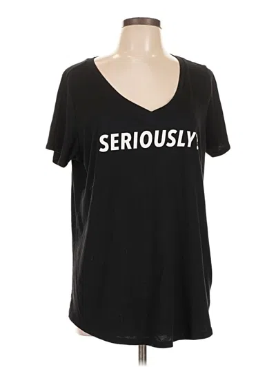 Pre-owned Torrid Short Sleeve T-shirt In Black