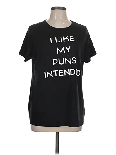 Pre-owned Torrid Short Sleeve T-shirt In Black
