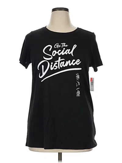 Torrid Short Sleeve T-shirt In Black