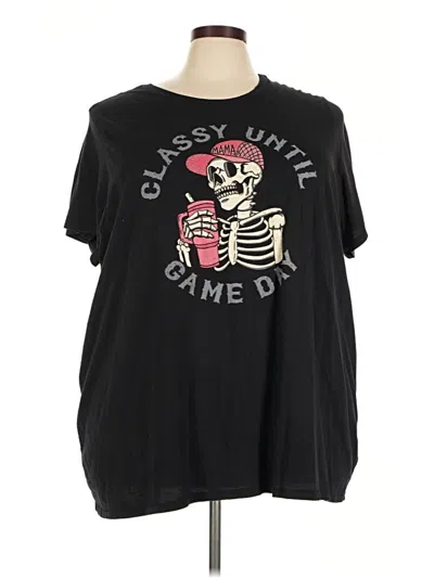 Pre-owned Torrid Short Sleeve T-shirt In Black
