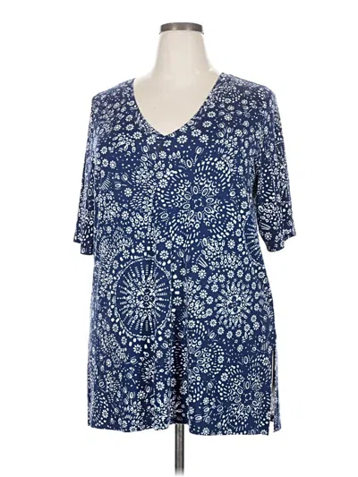 Pre-owned Torrid Short Sleeve T-shirt In Blue