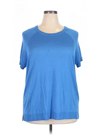 Pre-owned Torrid Short Sleeve T-shirt In Blue