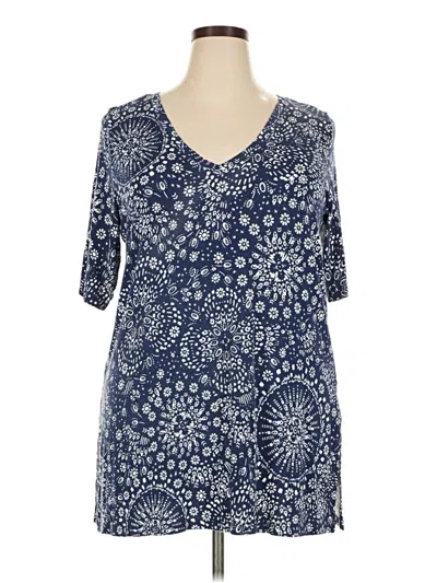 Pre-owned Torrid Short Sleeve T-shirt In Blue