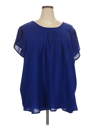 Pre-owned Torrid Short Sleeve T-shirt In Blue