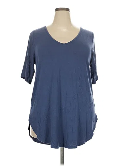 Pre-owned Torrid Short Sleeve T-shirt In Blue