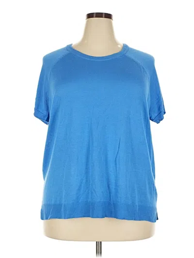 Pre-owned Torrid Short Sleeve T-shirt In Blue