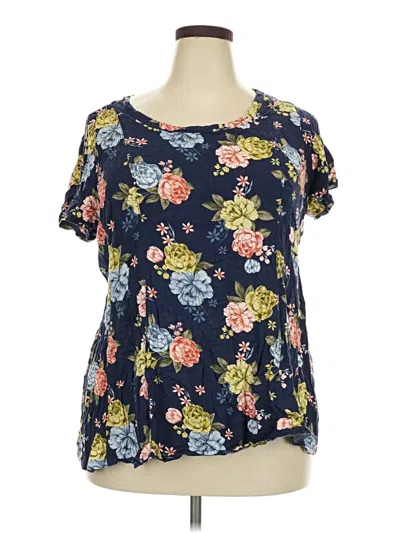 Pre-owned Torrid Short Sleeve T-shirt In Blue
