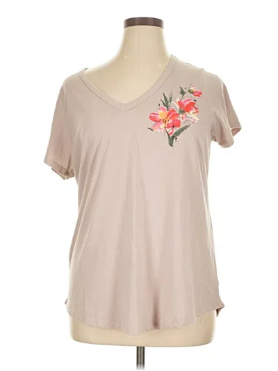 Pre-owned Torrid Short Sleeve T-shirt In Brown