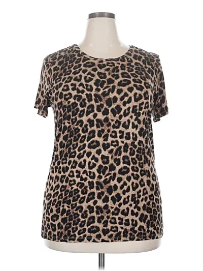 Pre-owned Torrid Short Sleeve T-shirt In Brown