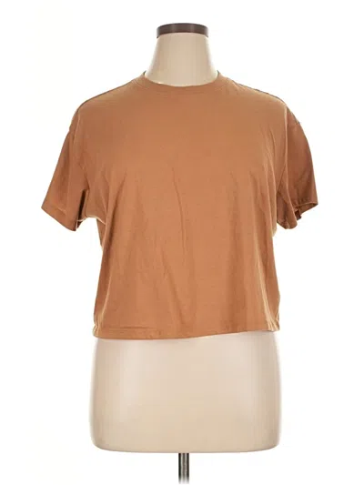 Pre-owned Torrid Short Sleeve T-shirt In Brown