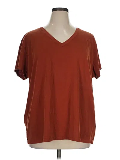 Pre-owned Torrid Short Sleeve T-shirt In Brown
