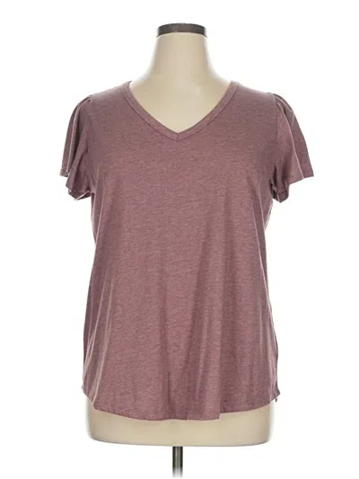 Pre-owned Torrid Short Sleeve T-shirt In Burgundy