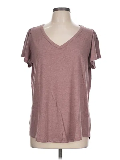 Pre-owned Torrid Short Sleeve T-shirt In Burgundy