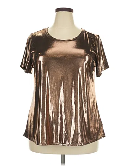 Pre-owned Torrid Short Sleeve T-shirt In Gold