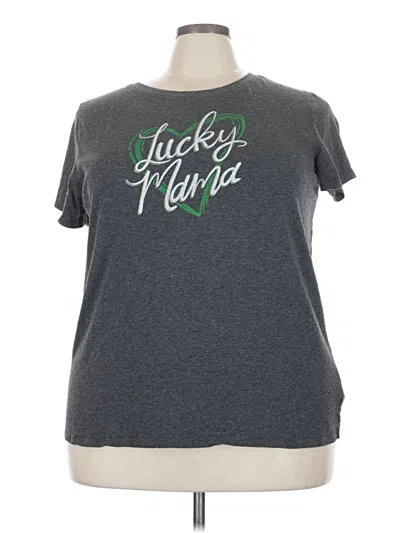 Pre-owned Torrid Short Sleeve T-shirt In Gray