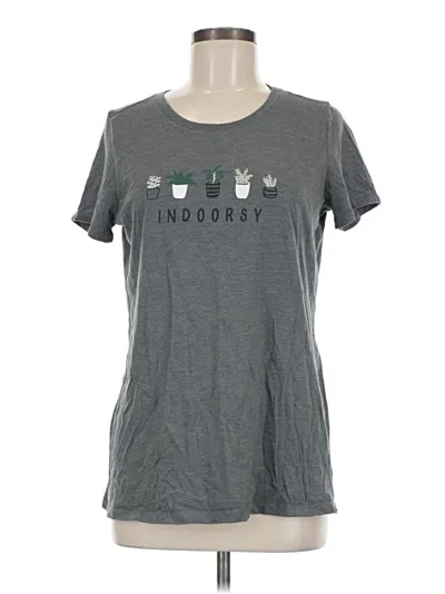 Pre-owned Torrid Short Sleeve T-shirt In Gray