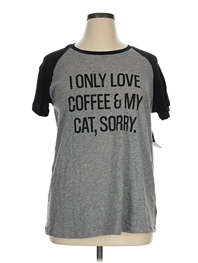 Torrid Short Sleeve T-shirt In Gray