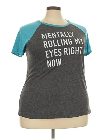 Pre-owned Torrid Short Sleeve T-shirt In Gray