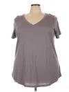 Torrid Short Sleeve T-shirt In Gray
