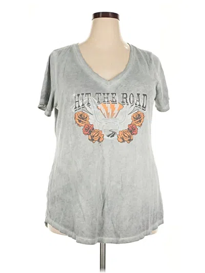 Pre-owned Torrid Short Sleeve T-shirt In Gray