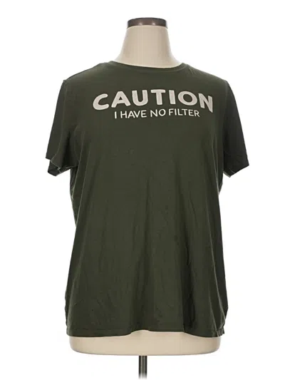 Pre-owned Torrid Short Sleeve T-shirt In Green