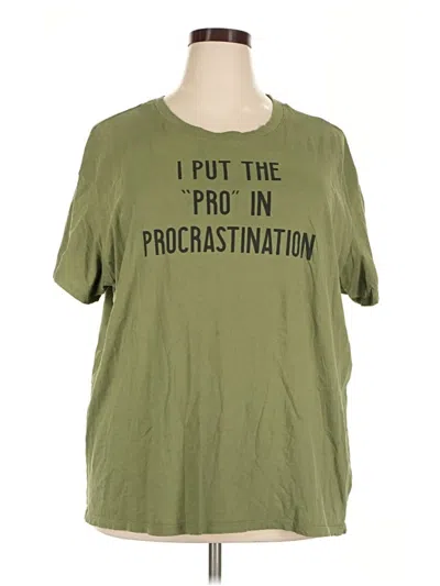 Pre-owned Torrid Short Sleeve T-shirt In Green