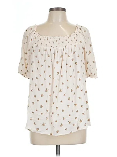 Pre-owned Torrid Short Sleeve T-shirt In Ivory