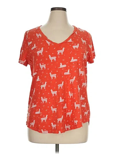 Pre-owned Torrid Short Sleeve T-shirt In Orange