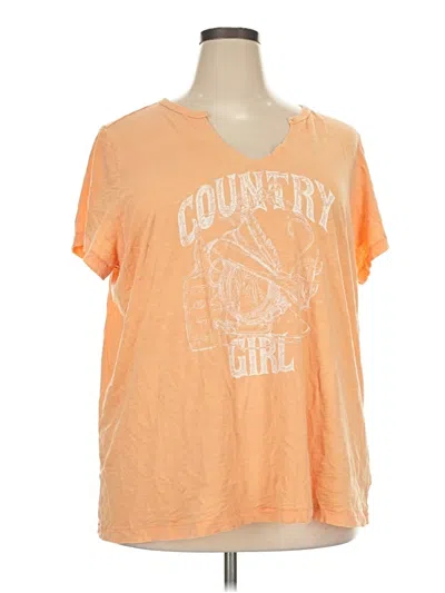 Pre-owned Torrid Short Sleeve T-shirt In Orange